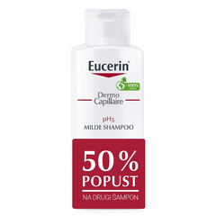 Eucerin DermoCapillaire pH5, šampon (2 x 250 ml)