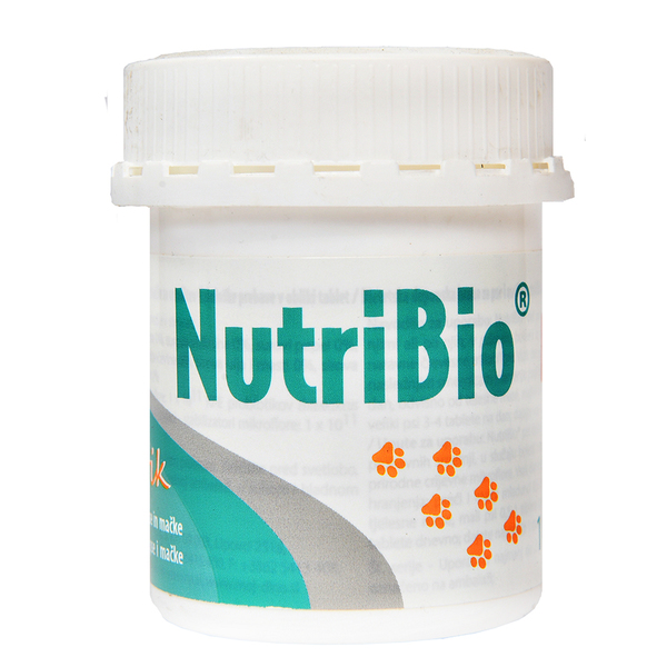 Nutribio Pet, probiotične tablete za pse in mačke (100 tablet)