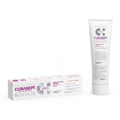 Curasept Biosmalto Impact Action Sensitive, zobna pena - sadni okus (50 ml)