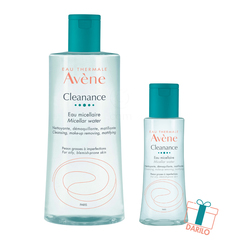 Avene Cleanance, paket micelarnih vod (400 ml + 100 ml)