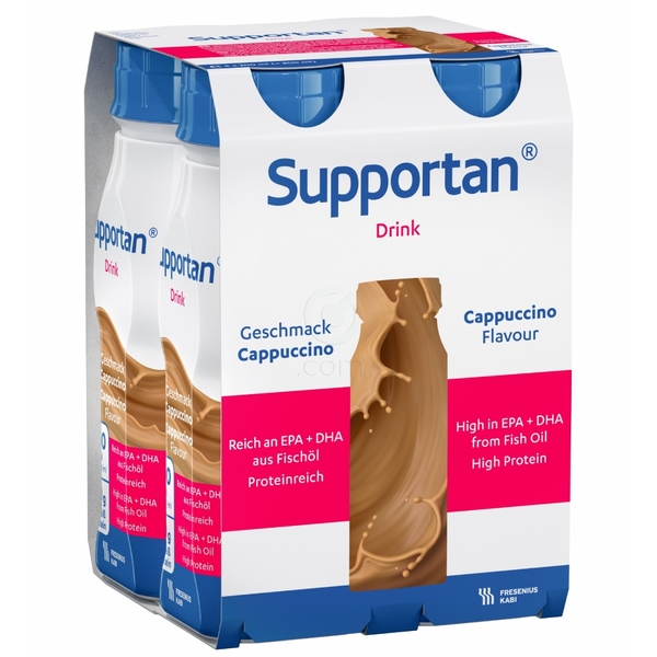 Supportan, okus cappuccino (4 x 200 ml)