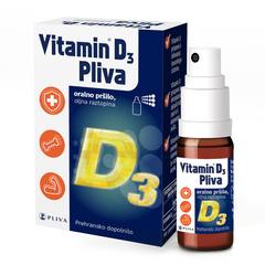 Pliva Vitamin D3 2000 IE, oralno pršilo (10 ml)