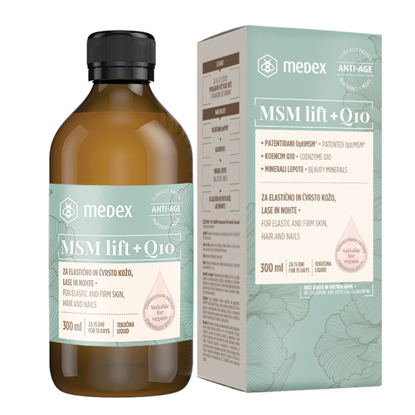 MSM Lift + Q10 Medex, tekočina (300 ml)