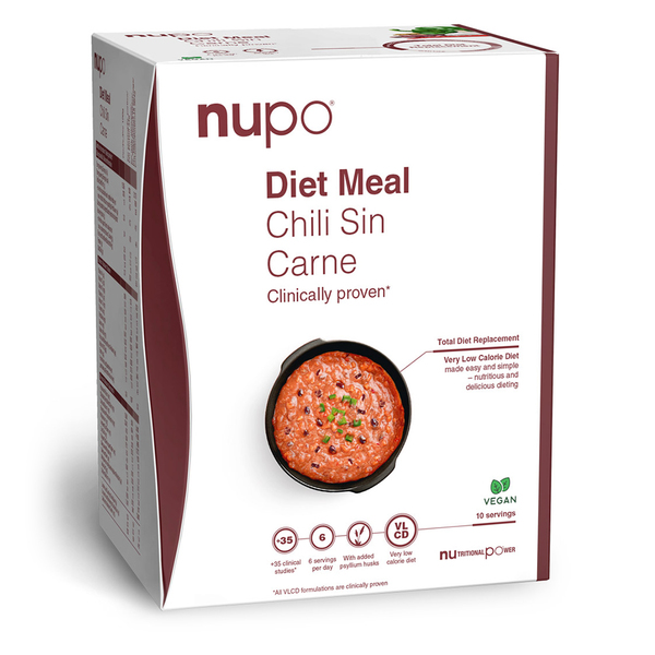 Nupo dietni topli obrok, Chili Sin Carne - Vegan (10 obrokov)