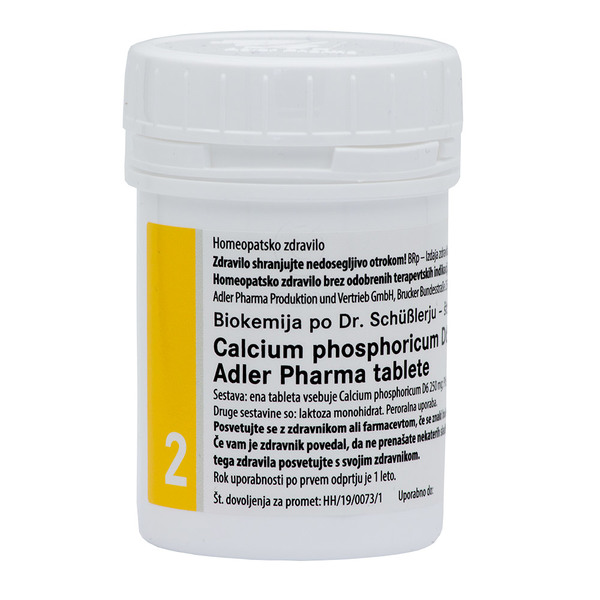 Schüsslerjeva sol št. 2 Calcium phosphoricum D6, tablete (400 tablet)