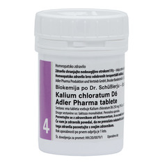 Schüsslerjeva sol št. 4 Kalium chloratum D6, tablete (400 tablet)