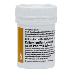 Schüsslerjeva sol št. 6 Kalium sulfuricum D6 , tablete (400 tablet)