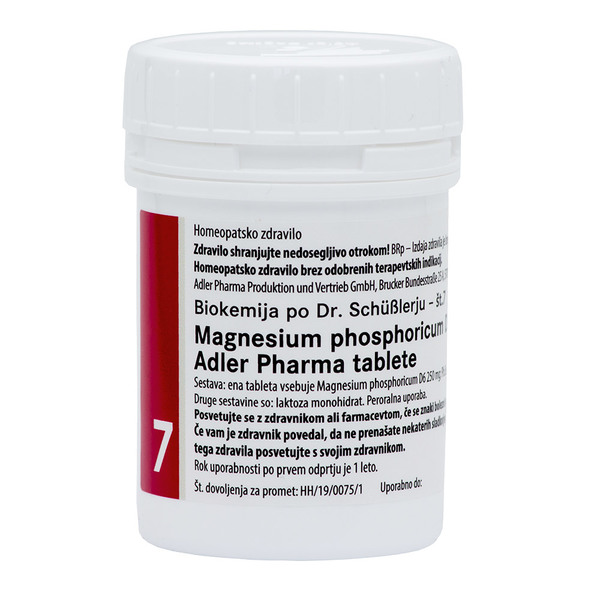 Schüsslerjeva sol št. 7 Magnesium phosphoricum D6, tablete (400 tablet)
