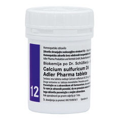 Schüsslerjeva sol št. 12 Calcium sulfuricum D6, tablete (400 tablet)