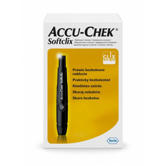 Accu-Chek Softclix, komplet - sprožilna naprava + lancete (1 kos + 25 lancet)