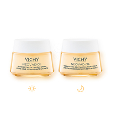 Vichy Neovadiol, dnevna in nočna rutina za čvrstost kože v postmenopavzi za mešano kožo (2 x 50 ml)