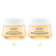 Vichy Neovadiol, dnevna in nočna rutina za čvrstost kože v perimenopavzi za suho kožo (2 x 50 ml)