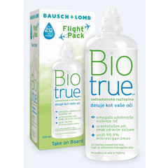 Biotrue Flight pack, tekočina za leče (100 ml)