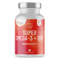 Sensilab Essentials Super Omega-3 + Q10, kapsule (30 kapsul)