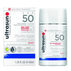 Ultrasun Photo Age Control, fluid - mineral za zaščito pred soncem ZF50 (40 ml)