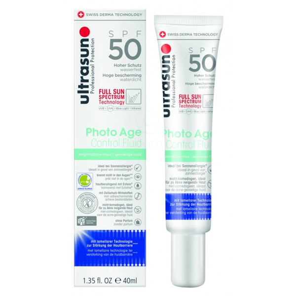 Ultrasun Photo Age Control, fluid za zaščito pred soncem - ZF50 (40 ml)