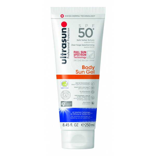 Ultrasun Body Sun Gel, gel-krema za telo za zaščito pred soncem ZF50+ (250 ml) 