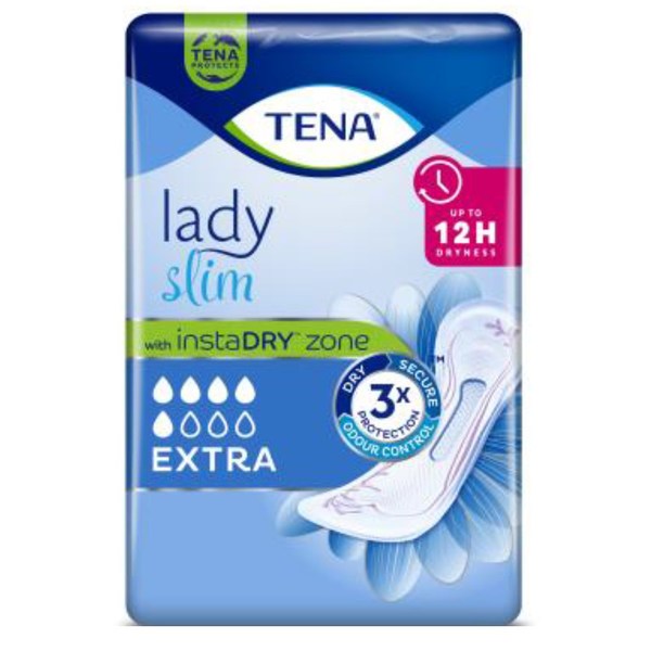 Tena Lady Slim, inkontinenčna podloga za ženske - Extra (20 podlog)