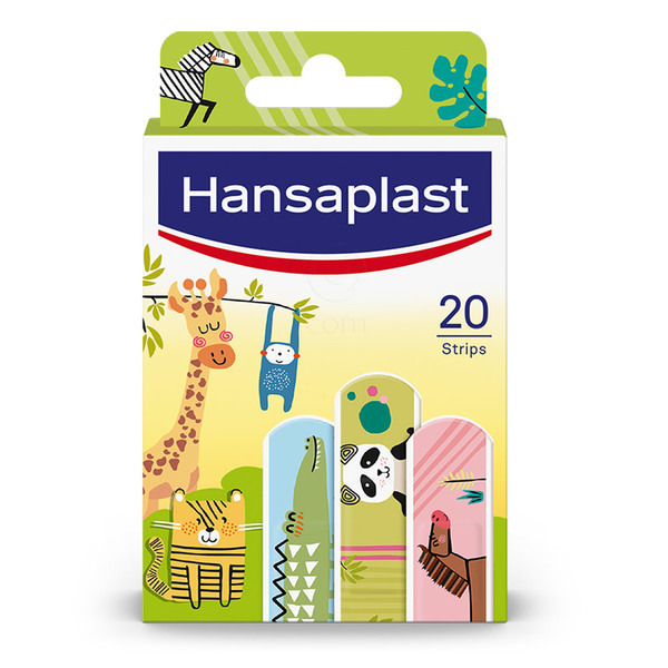 Hansaplast, otroški obliži - Divje živali (20 obližev)