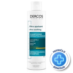 Vichy Dercos, pomirjujoč šampon za suhe lase - 200 ml