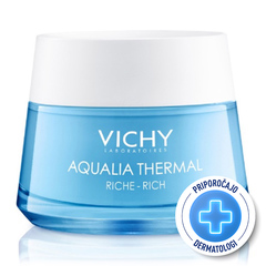 Vichy Aqualia Thermal, bogata krema za vlaženje kože (50 ml)