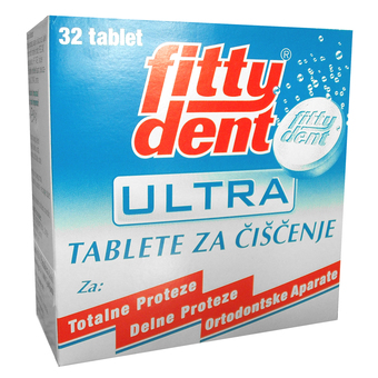 Fittydent, čistilne tablete za proteze (32 tablet)