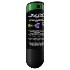 Nicorette 1 mg/odmerek oralno pršilo, raztopina (13,2 ml)