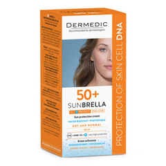 Dermedic Sun, krema za zaščito pred soncem za suho in normalno kožo - ZF50+ (50 ml)