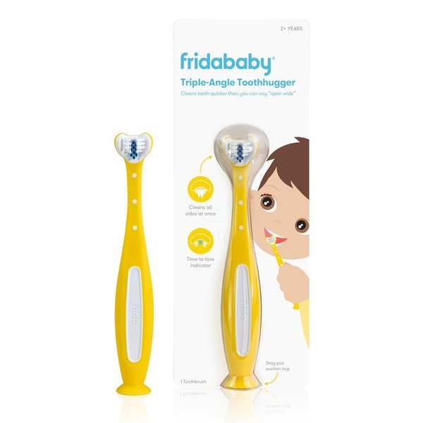 Frida Baby Toothhugger, trikotna otroška zobna ščetka (1 ščetka)