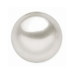 Biojoux, uhani iz kirurškega jekla - Swarowski kristal bela perla - BJT972 (2 uhana)
