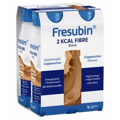 Fresubin 2 kcal/ml Fibre drink, peroralna suspenzija z okusom kapučina (4 x 200 ml)