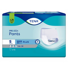 Tena Pants PROskin Plus, mobilne hlačke za težko in zelo težko inkontinenco - S (15 hlačk)