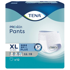 Tena Pants PROskin Plus, mobilne hlačke za težko in zelo težko inkontinenco - XL (12 hlačk)