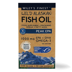 Wiley's Finest Peak EPA Wild Alaskan Fish Oil, kapsule (30 kapsul)