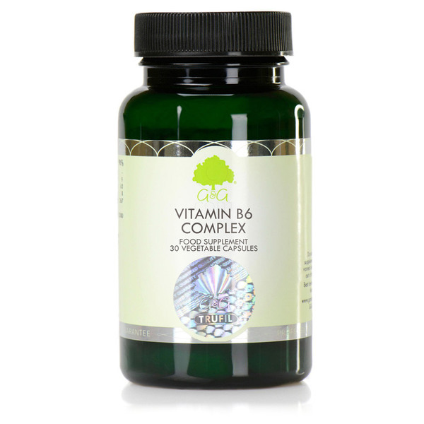  G&G Vitamins Vitamin B6 kompleks 50 mg, kapsule (30 kapsul)