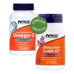 Ubiquinol CoQH-CF NOW kapsule