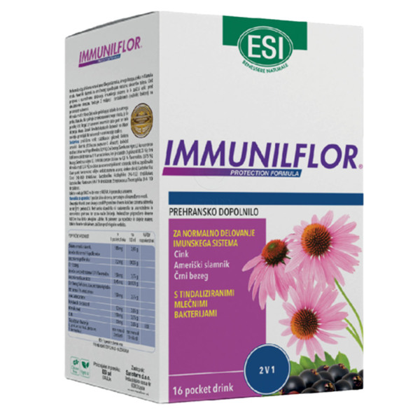 Immuniflor Pocket Drink ESI, vrečke (16 x 20 ml)