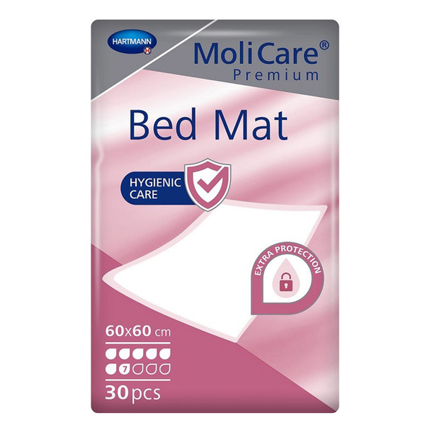 MoliCare Premium Bed Mat, vpojna posteljna podloga - 7 kapljic - 60 x 60 cm (25 podlog)