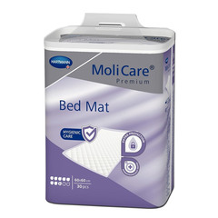 MoliCare Premium Bed Mat, vpojna posteljna podloga - 8 kapljic - 60 x 60 cm (30 podlog)