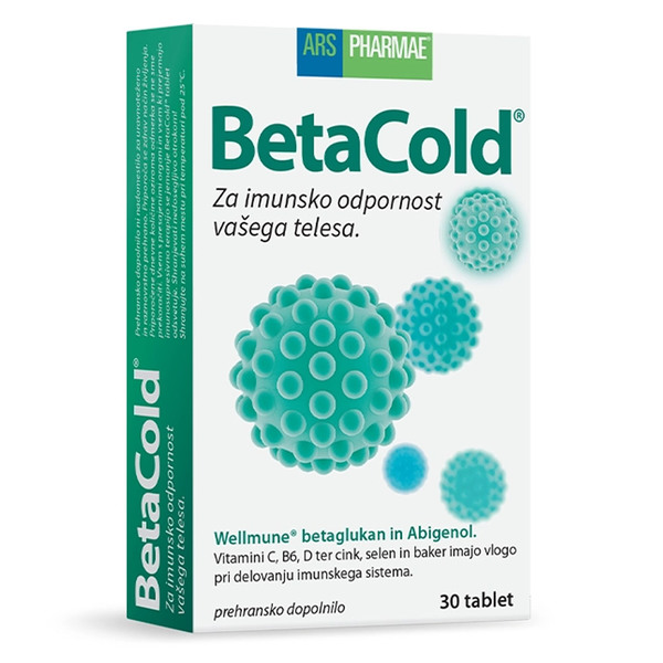 BetaCold Ars Pharmae, filmsko obložene tablete (30 tablet)