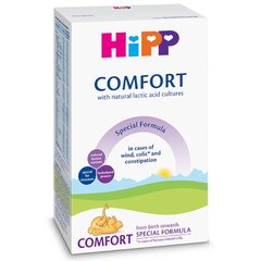 Hipp Comfort, živilo za prehransko uravnavanje napenjanja, kolik in zaprtosti pri dojenčkih (300 ml) 