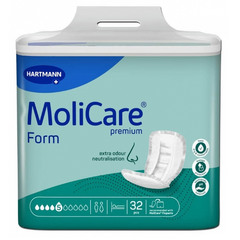 Molicare Premium Form, hlačna predloga za težko in zelo težko inkontinenco - 5 kapljic (32 hlačnih predlog)