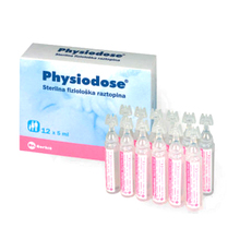 Physiodose, sterilna fiziološka raztopina - 12 plastenk