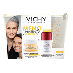 Vichy Neovadiol, dnevna nega v perimenopavzi za normalno in mešano kožo - paket (50 ml+ 50 ml + torbica)