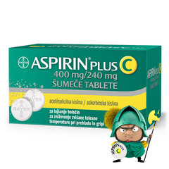 Aspirin plus C 400 mg/240 mg, 20 šumečih tablet