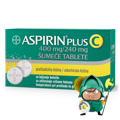 Aspirin plus C 400 mg/240 mg, 10 šumečih tablet