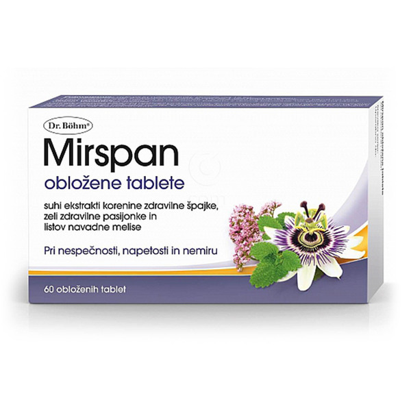 Dr. Böhm Mirspan, obložene tablete (60 tablet)