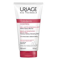 Uriage Tolederm Control, mlečni gel za odstranjevanje make-upa (150 ml)