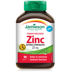 Jamieson Cink 25 mg, tablete s podaljšanim sproščanjem (90 tablet)