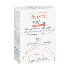 Avene Eau Thermale TriXera Nutrition, zelo bogati čistilni sindet s Cold kremo (100 g)